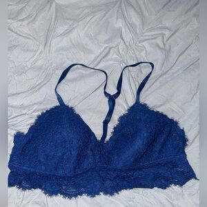 aerie Royal Blue Lace Bralette - Women’s Intimates